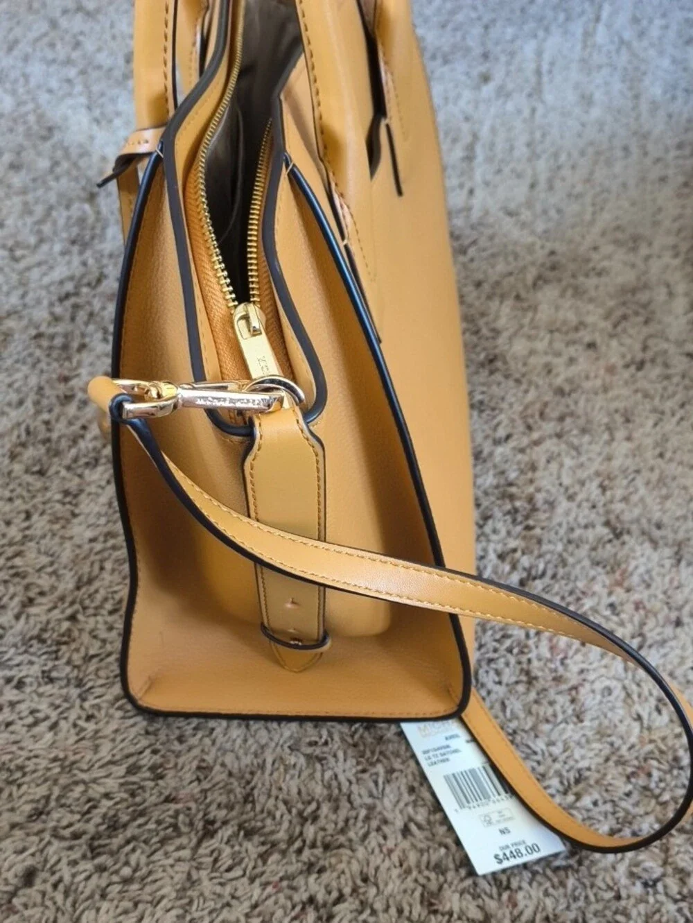 Michael Kors Marigold Large TZ Leather Satchel